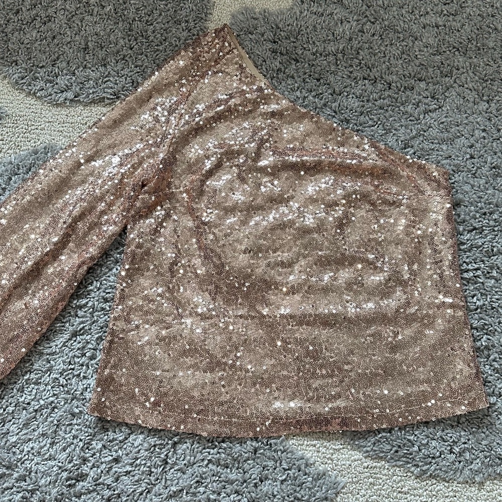 Sugarlips Shimmering Sequin Blouse size small